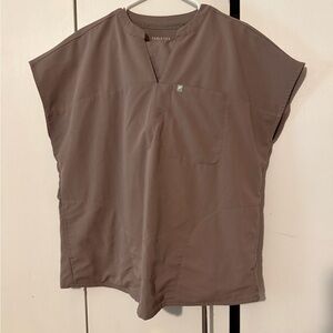 Fabletics Taupe Oversize LARGE top & LARGE jogger pant